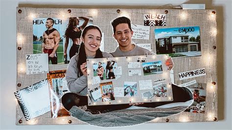 How To Make A Vision Board Couple Edition Youtube