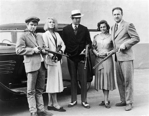Faye Dunaway And The Cast Of Bonnie And Clyde Faye Dunaway In