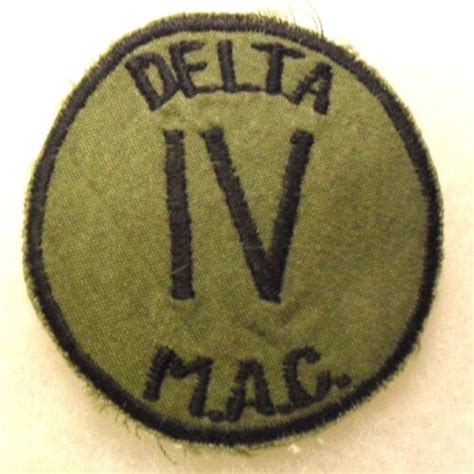Nam Made Mac Military Assistance Command Iv Corps At The Delta Emb On