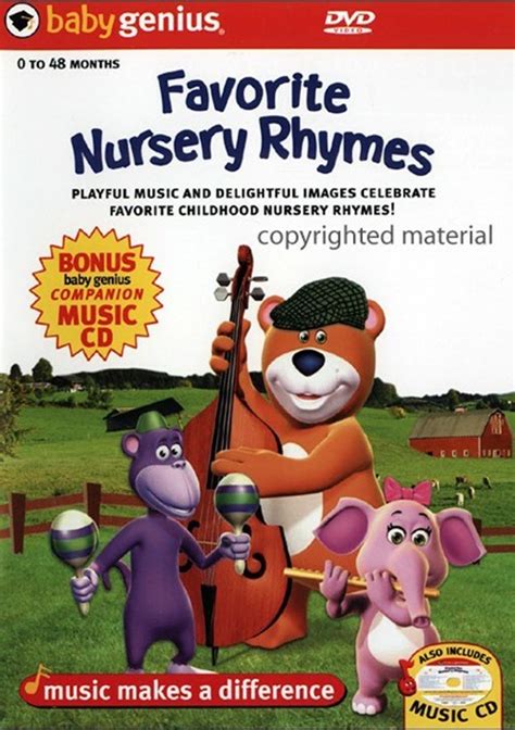 Baby Genius Favorite Nursery Rhymes Dvd 2004 Dvd Empire