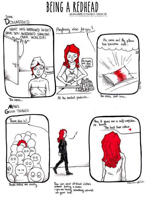 Being A Redhead Comic By Starkku On Deviantart