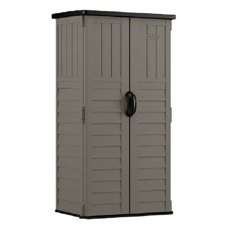 Suncast Bms1250sb Vertical Storage Shed Grey Toolbox Supply
