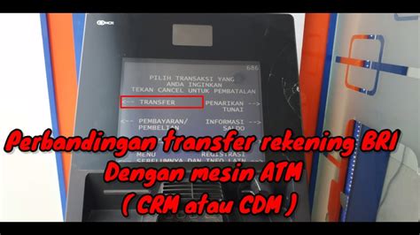 Ada milik bni, bri dll. Perbandingan transfer ke rekening BRI dengan ATM biasa ...