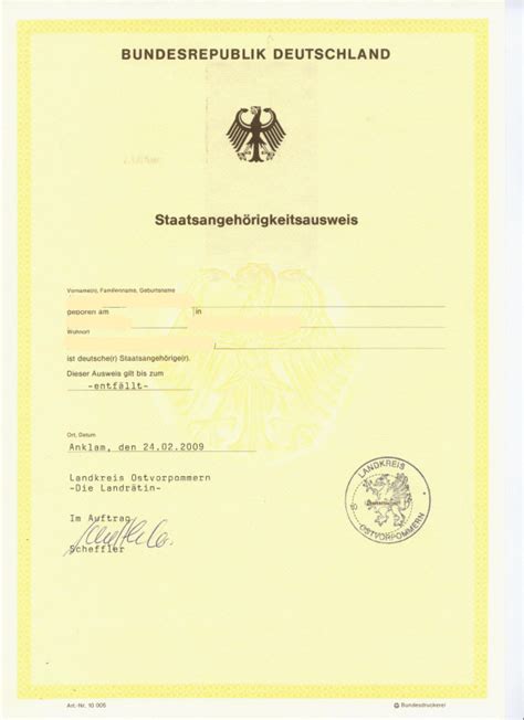 Child Adoption Certificate Template Unique Staatsba¼rgerschaft