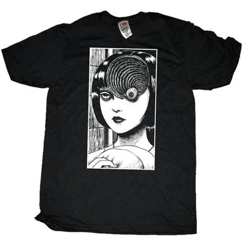 Junji Ito Uzumaki Menswomens Horror Manga T Shirt Japanese Horror