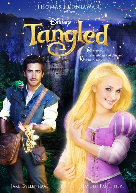 Disney Live Action Movie Posters Rapunzel Tangled