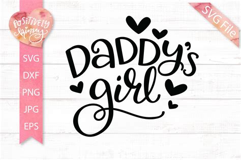 Drawing And Illustration Art And Collectibles Daddys Little Girl Svg And