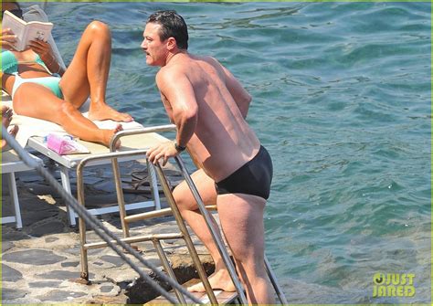 Luke Evans Puts His Shirtless Body On Display In A Speedo Swimsuit Photo Luke Evans