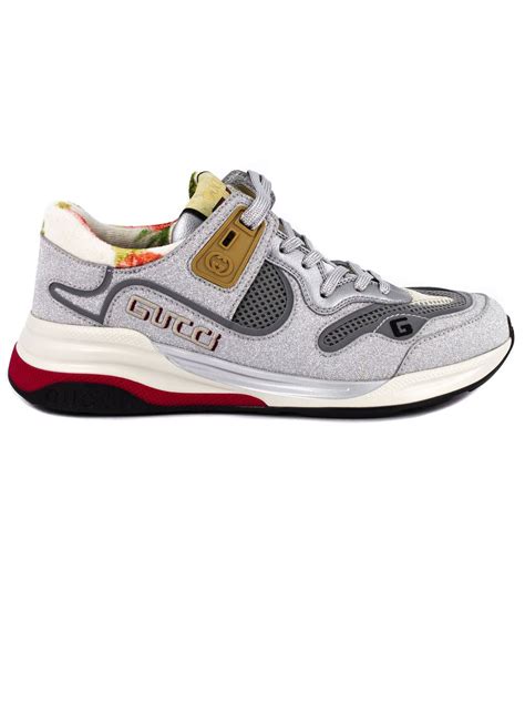 Gucci Silver Sneaker Ultrapace Gucci Shoes