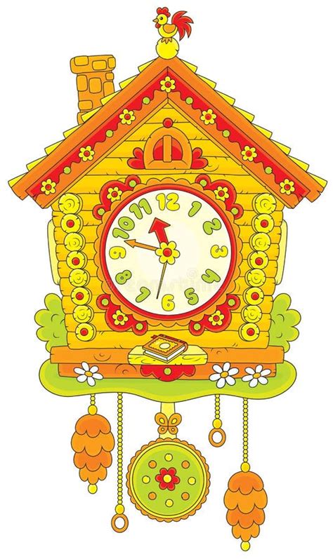 Cuckoo Clock Set Eps 10 Stock Illustration Illustration Of Time