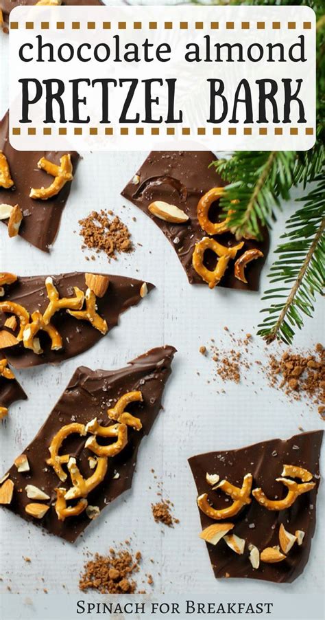 Chocolate Almond Pretzel Bark A Super Easy And Delicious Dessert Snack Or Holiday Recipe