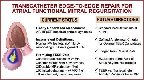 Transcatheter Edge To Edge Repair For Atrial Functional Mitral