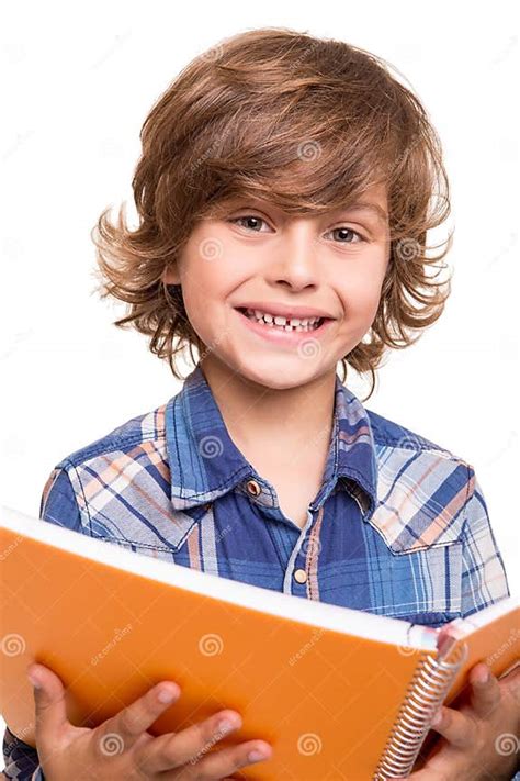 Boy Reading Book Stock Image Image Of Smiling Education 44411253