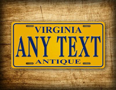 Custom Novelty Antique Virginia Auto Tag | eBay