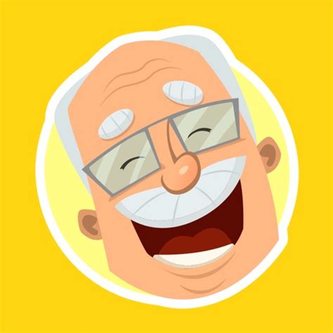 Old Man Expressions Emoticons Stickers By 3lane Studios