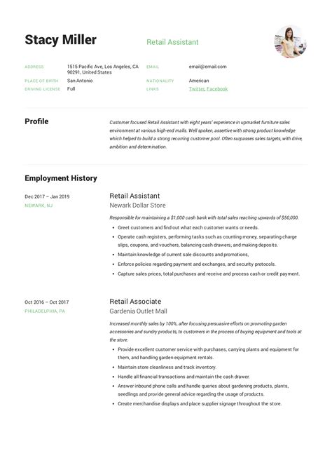 Writing a resume for an assistant position might seem difficult, especially if you don't have much experience to. 12 Retail Assistant Resume Samples & Writing Guide ...