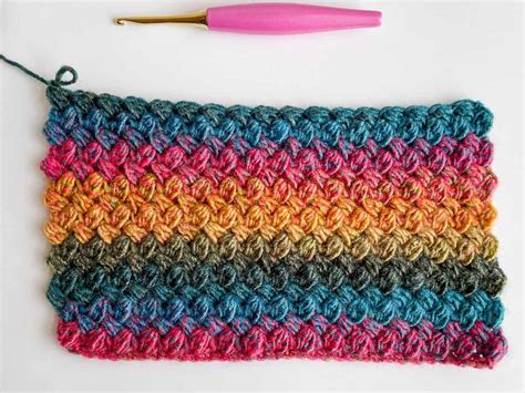 Interlocking Puff Crochet Stitch Photo And Video Tutorial