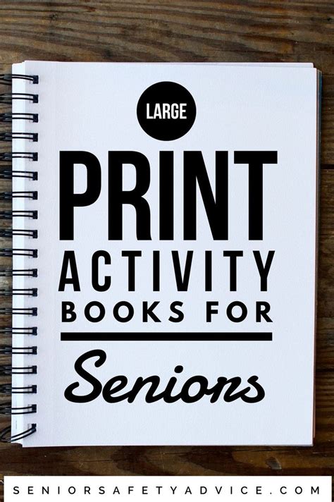 Large Print Magazines For Elderly (& Activity Books) | Book activities
