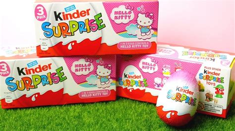 Kinder Surprise Hello Kitty Edition 3 Pack 60g At Mighty Ape Nz
