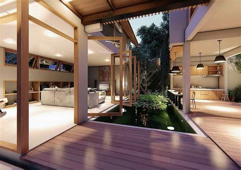 Warna cat ruang tamu yang menarik hati idea rumah idaman. Desain Rumah Minimalis Modern Ukuran 10 x 18 Meter Dengan ...