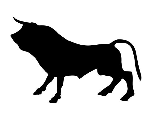 Bull Silhouette Clipart Free Stock Photo Public Domain Pictures