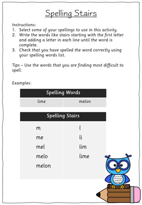 Mash Class Level Spellings Activities Booklet