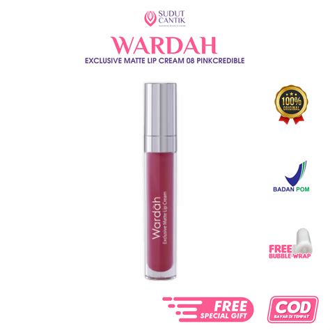 Wardah Exclusive Matte Lip Cream Pinkcredible Gr Sudutcantik Com