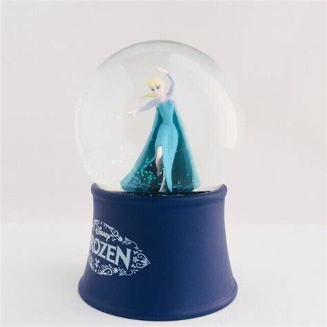 Disney Frozen Premium Crystal Snow Globe Princess Elsa Japan Sega 2014