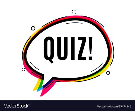 Quiz Symbol Answer Question Sign Royalty Free Vector Image
