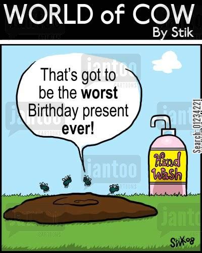 My dad isn't quite elderly but he does suffer from hearing loss. bad birthday presents cartoons - Humor from Jantoo Cartoons