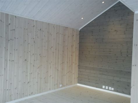 Behandlet og ubehandlet innvendig panel. "Drivved" kledning i stua - side 2 - ByggeBolig