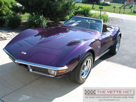 Pin By Whitney L Huffman On Corvettes Purple Car Classic Cars Corvette