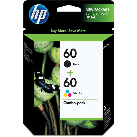 Hp 60 Ink Cartridges Black Tri Color 2 Cartridges N9h63fn