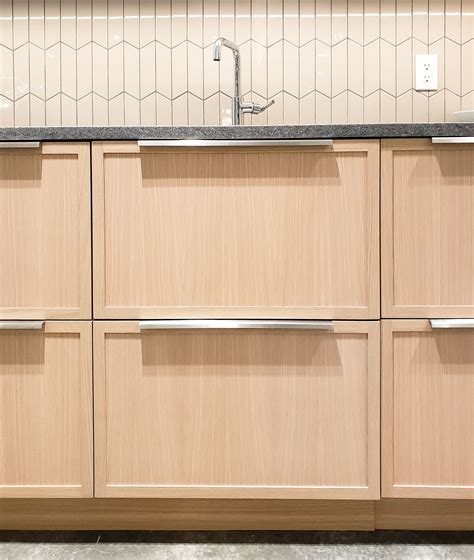 1 Slim Shaker In Rift Cut White Oak Kitchen Cabinet Door Styles