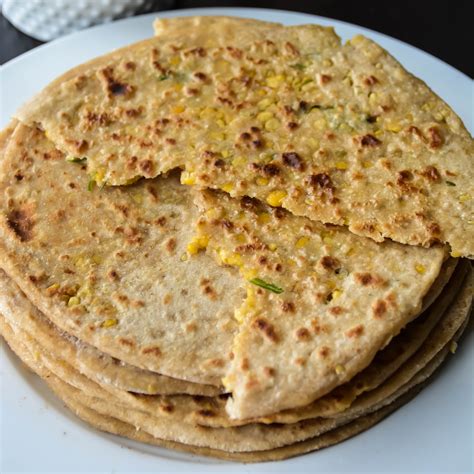 Chana Dal Paratha Stuffed Lentil Paratha Relish The Bite