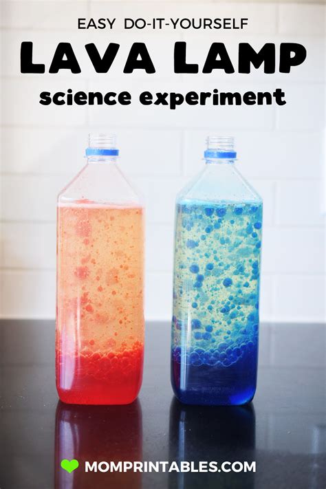Diy Lava Lamp For Kids Using Aka Seltzer Oil Water And Food Colouring