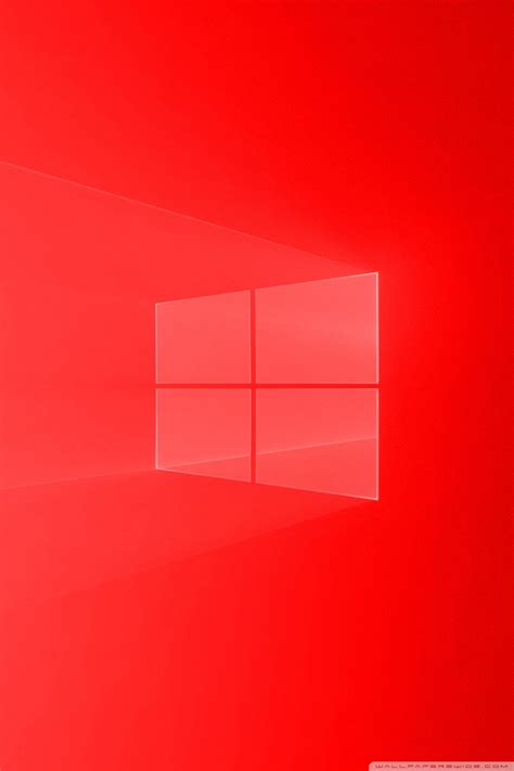 Windows 10 Red Ultra Hd Desktop Background Wallpaper For 4k Uhd Tv