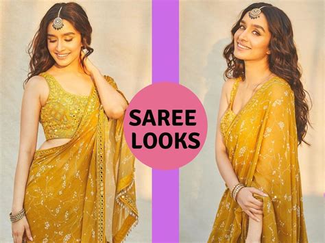 Photos Birthday Girl Shraddha Kapoors Mesmerizing Saree Looks That Make Us Want To Bow Down