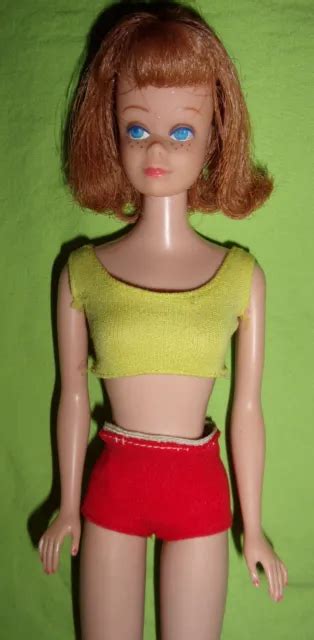 VINTAGE MATTEL Titian Red Hair Midge Barbie Friend Doll In Swimsuit Japan PicClick