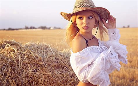 1920x1080px 1080p free download fields of gold female models hats cowgirl ranch fun