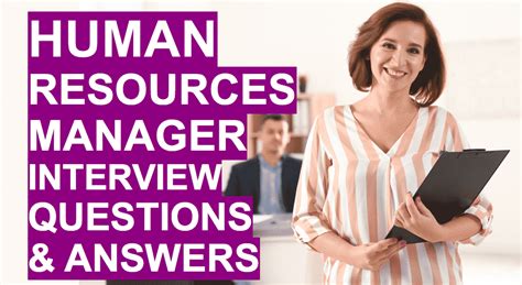 Hr Manager Interview Questions And Answers Human Resources