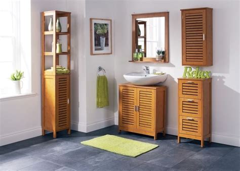 A Bathroom With Two Sinks And Wooden Shutters On The Wall Along With A