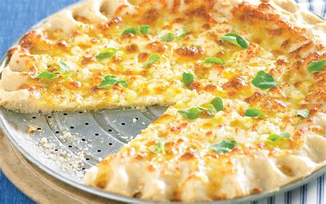 Garlic Cheese Pizza Recipe Food To Love