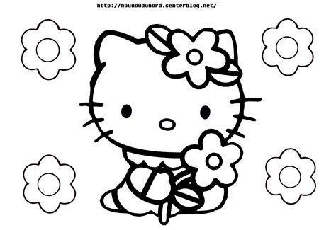 coloriage hello kitty noel imprimer gratuit