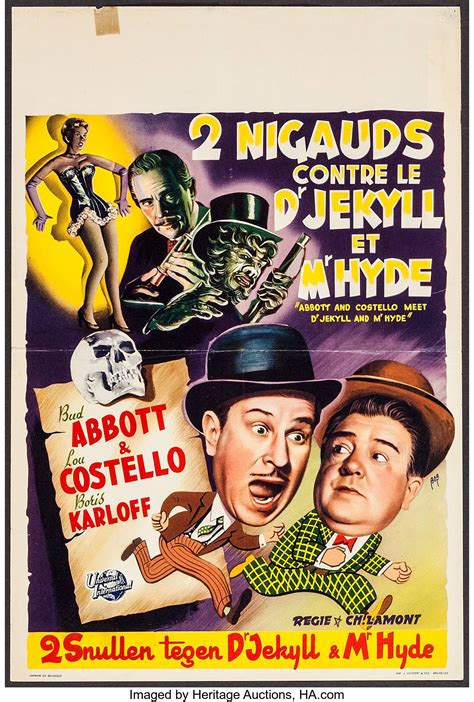 Abbott And Costello Meet Dr Jekyll And Mr Hyde Universal Lot 51003 Heritage Auctions