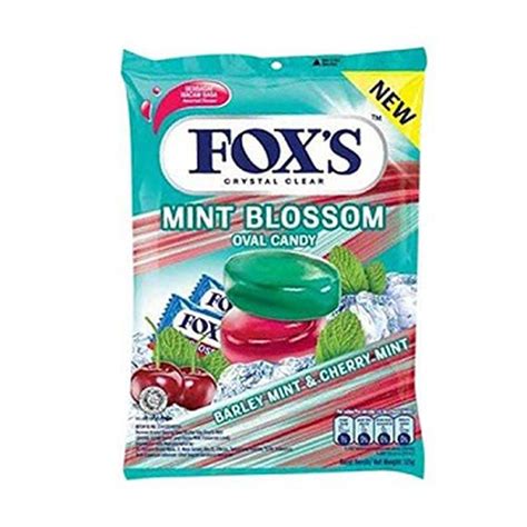 Foxs Crystal Clear Fruits Oval Candy Mix Flavoured Pack Of 5x 125g