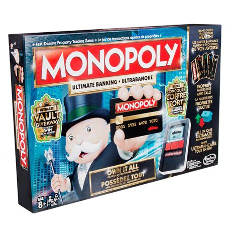 Monopoly Game Ultimate Banking Edition Board Game Electronic Banking