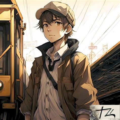Anime Rail Worker 2 By Taggedzi On Deviantart