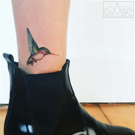 Hummingbird Tattoo On Ankle Best Tattoo Ideas Gallery