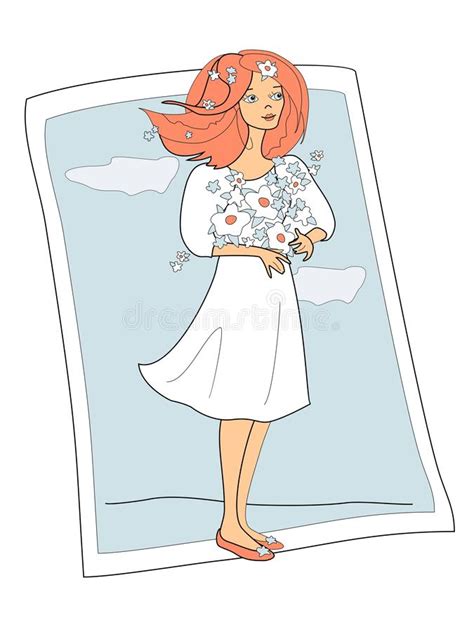 Disegni da colorare astratti pagine di libro da colorare disegni da colorare estate pagine da colorare per adulti colori di natale fiori neri. Una Ragazza In Un Vestito Con Un Mazzo Dei Fiori Su Un ...